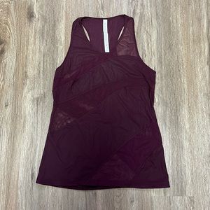 Lululemon Tank - Maroon - Size 6